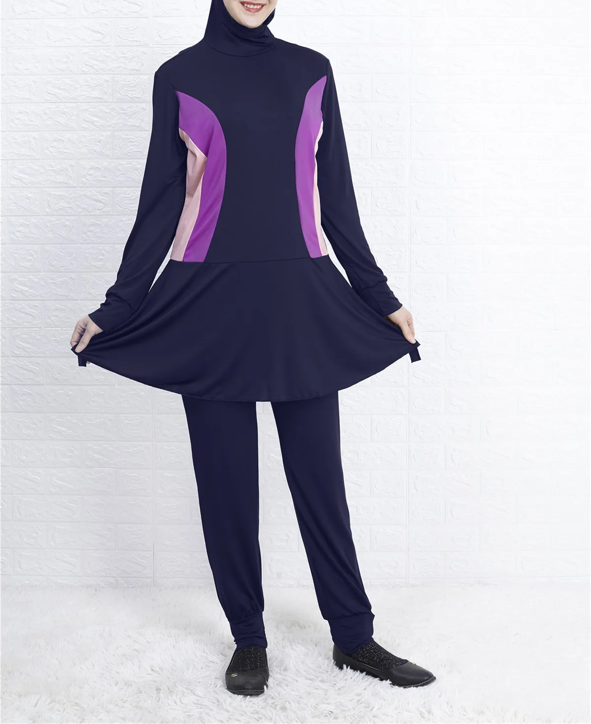 Burkini Femme Musulmane Muslim Swimwear Summer Hijab Burkini Wear Women 2pcs Sport Islamic Swimming Bathing Suit Beach Swimsuit
Burkini Femme Musulmane Muslim Swimwear Summer Hijab Burkini Wear Women 2pcs Sport Islamic Swimming Bathing Suit Beach Swimsuit