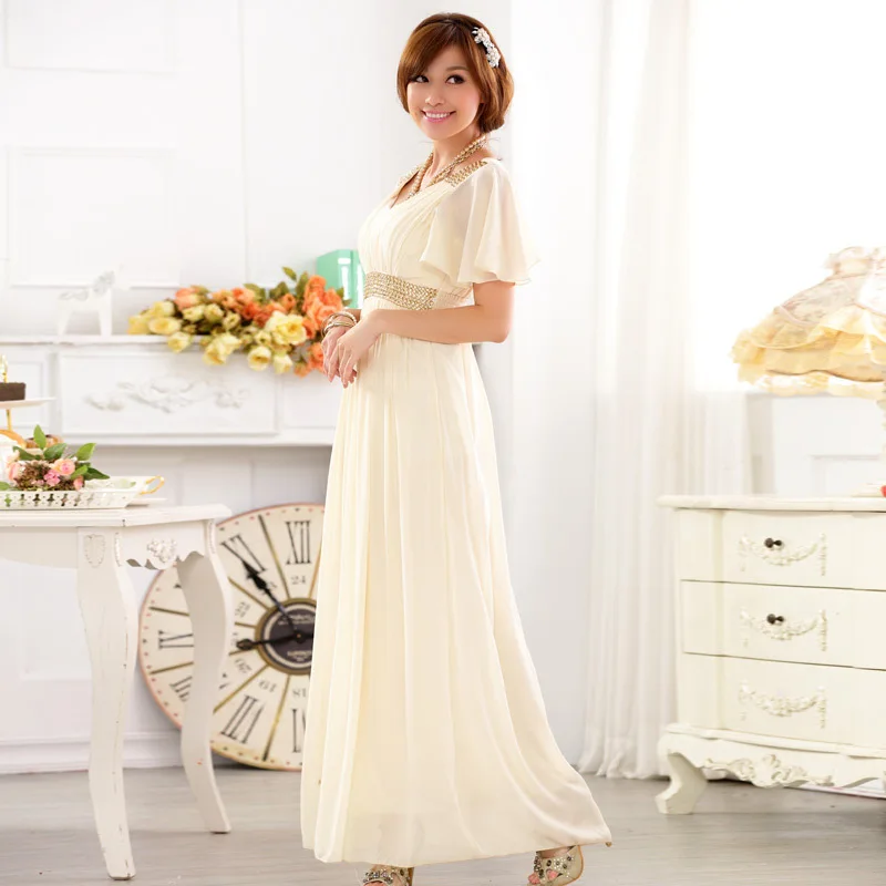 Plus Size Women Clothing Butterfly Sleeve Sequins Chiffon Long Dress for Evening Party
Plus Size Women Clothing Butterfly Sleeve Sequins Chiffon Long Dress for Evening Party