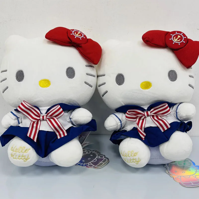 

Sanrio Hello Kitty Plush Toys Kawaii Girl Kt Cat Cute Plushie Soft Stuffed Kid's Accompany Dolls Children Girl Boy Birthday Gift