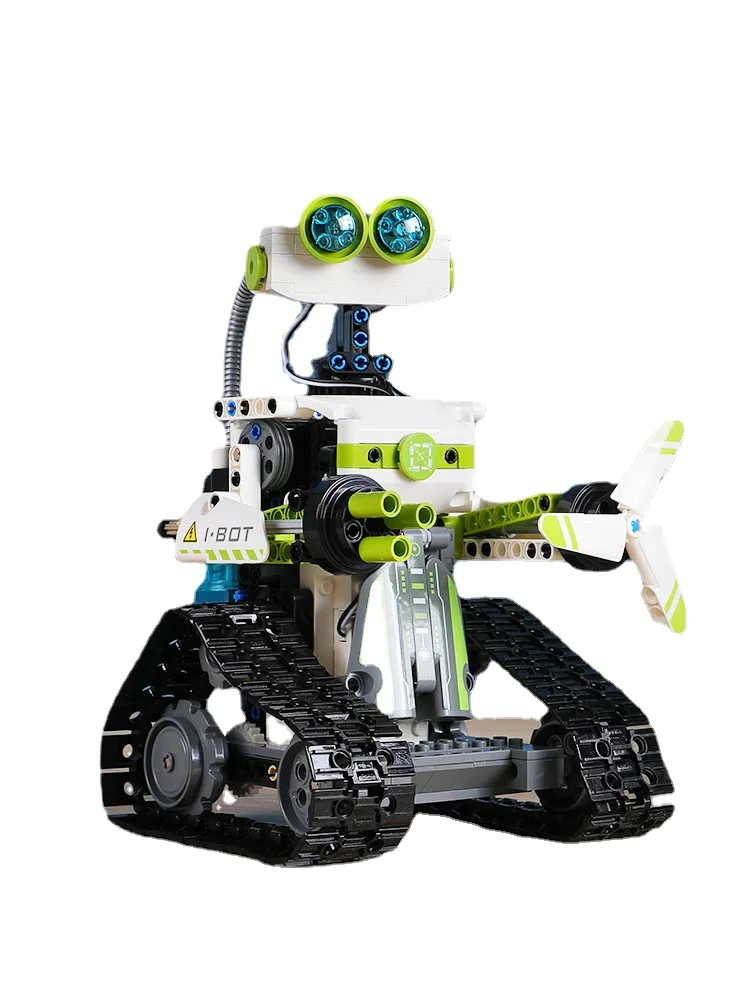 

Программируемый робот в сборе, 8 строительных блоков, Обучающие игрушки, 6-13, с дистанционным управлением, для детей и мальчиков, 10 лет, день рождения