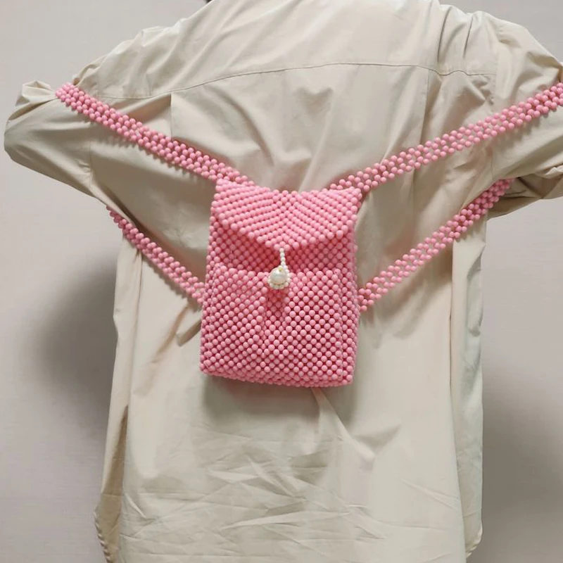 Popular Summer Exclusive Custom Beaded Shoulder Ladies Backpack Can Be Customized Colors Backpacks for Women Luxury Designer
Popular Summer Exclusive Custom Beaded Shoulder Ladies Backpack Can Be Customized Colors Backpacks for Women Luxury Designer