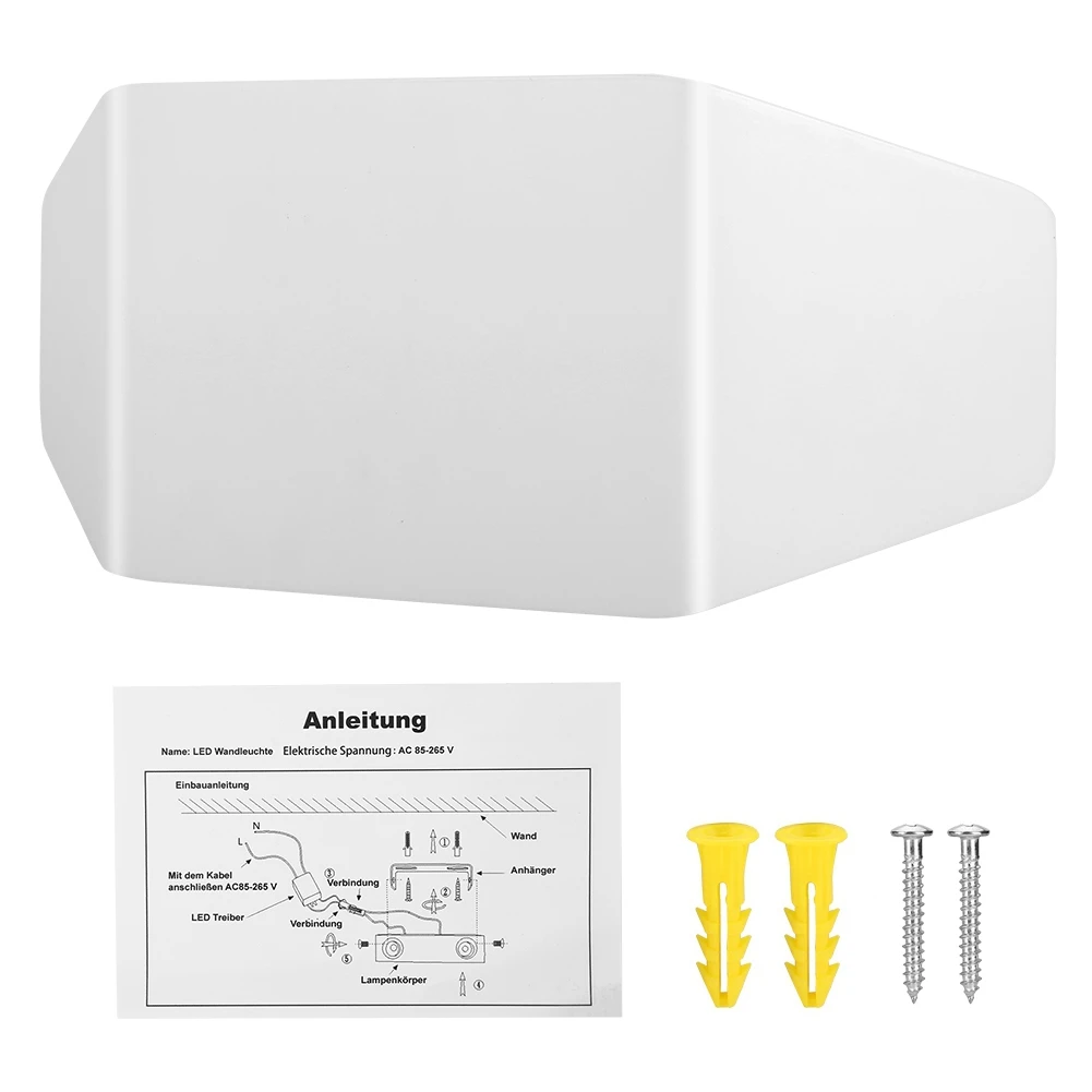 LED Modern Simple Wall Lamp 6W Warm White Creative Corridor White Decorative Lamp
LED Modern Simple Wall Lamp 6W Warm White Creative Corridor White Decorative Lamp