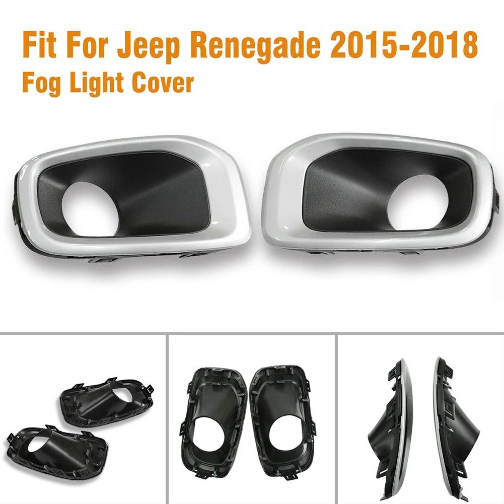 2pcs Fog Light Cover Bezels LH RH For Jeep Renegade 15-18 Fog Light Cover Bezel Bumper Lamp Front Car Light Accessories
2pcs Fog Light Cover Bezels LH RH For Jeep Renegade 15-18 Fog Light Cover Bezel Bumper Lamp Front Car Light Accessories