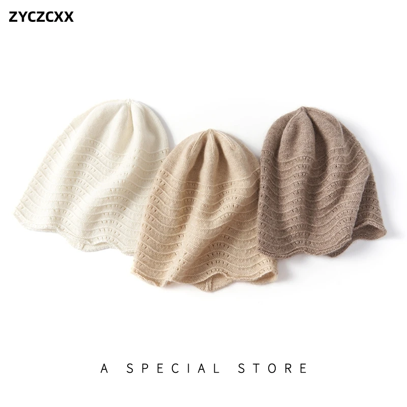ZYCZCXX Winter Hat for Women New High Quality Natural Cashmere Knitted Cap Solid Jacquard Bonnet Casual Soft Warm Beanie Hat
ZYCZCXX Winter Hat for Women New High Quality Natural Cashmere Knitted Cap Solid Jacquard Bonnet Casual Soft Warm Beanie Hat