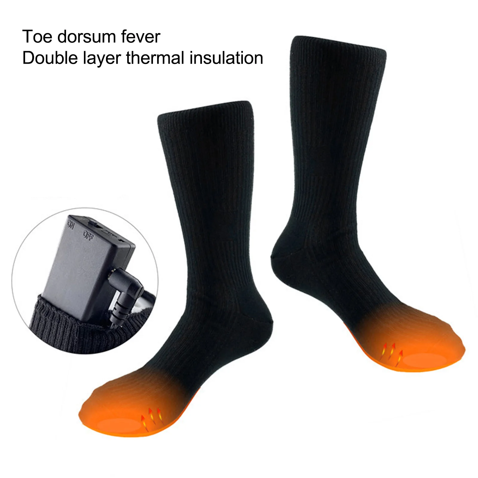 Winter Electric Heating Socks Washable Breathable Foot Warmer Electric Heater Thermal Stockings Electric Heated Skiing Sock
Winter Electric Heating Socks Washable Breathable Foot Warmer Electric Heater Thermal Stockings Electric Heated Skiing Sock