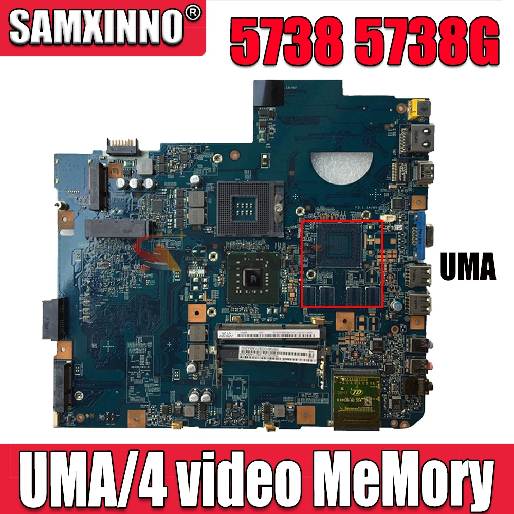 Материнская плата для ноутбука ACER Aspire 5738 5738G DDR3, материнская плата GM45 5738G
Материнская плата для ноутбука ACER Aspire 5738 5738G DDR3, материнская плата GM45 5738G