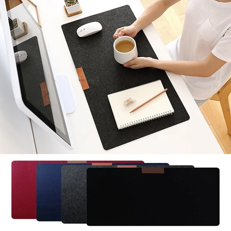 

Desk Non-slip Table Mat Mouse Office Desk Pad Keyboard Mat Big Mousepad Gamer Large Laptop Computer Mat 600*300mm Felt Cushion