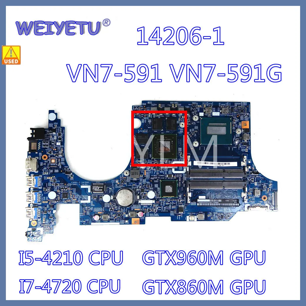 Б/у материнская плата для ноутбука ACER Aspire 14206-1 448.02W02.0011 Φ/4200CPU GTX960M GPU
Б/у материнская плата для ноутбука ACER Aspire 14206-1 448.02W02.0011 Φ/4200CPU GTX960M GPU