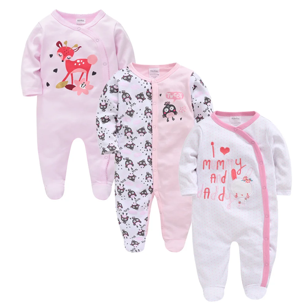 Kavkas 3 Pcs/lot Baby Girls Boys Clothes Autumn Summer Cotton Jumpsuit Newborn Babies Rompers 0-3 m Long Sleeve Ropa Bebe
Kavkas 3 Pcs/lot Baby Girls Boys Clothes Autumn Summer Cotton Jumpsuit Newborn Babies Rompers 0-3 m Long Sleeve Ropa Bebe