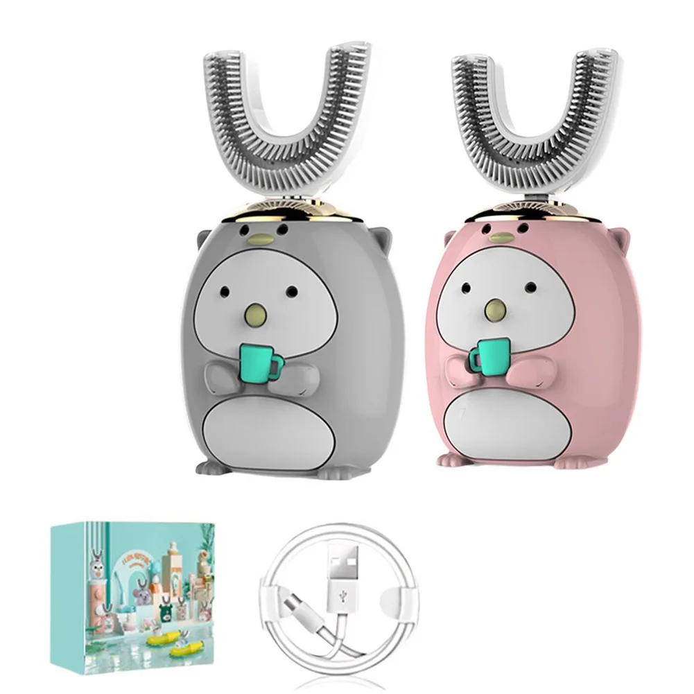 Умная Детская электрическая зубная щетка, 360 градусов, автоматическая ультразвуковая зубная щетка, 5 режимов, симпатичный пингвин для детей ... 
Умная Детская электрическая зубная щетка, 360 градусов, автоматическая ультразвуковая зубная щетка, 5 режимов, симпатичный пингвин для детей ...