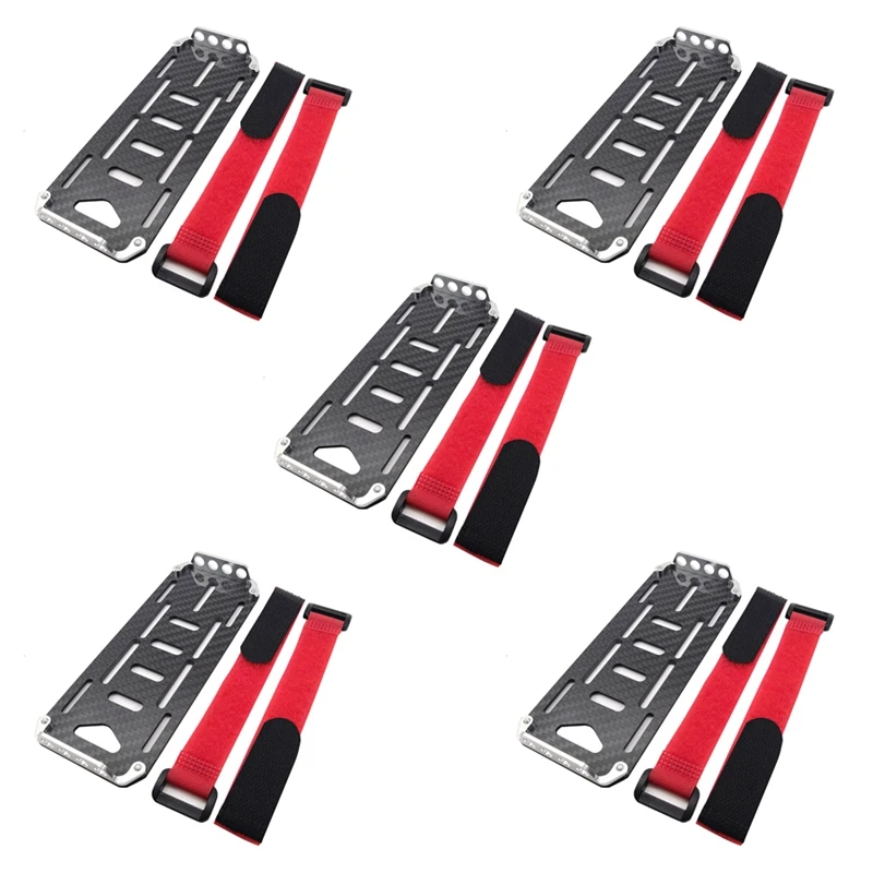 5X RC Car Carbon Fiber Battery Mounting Plate with Tie for AXIAL SCX10 90046 RC Crawler Climbing Off-Road Car
5X RC Car Carbon Fiber Battery Mounting Plate with Tie for AXIAL SCX10 90046 RC Crawler Climbing Off-Road Car