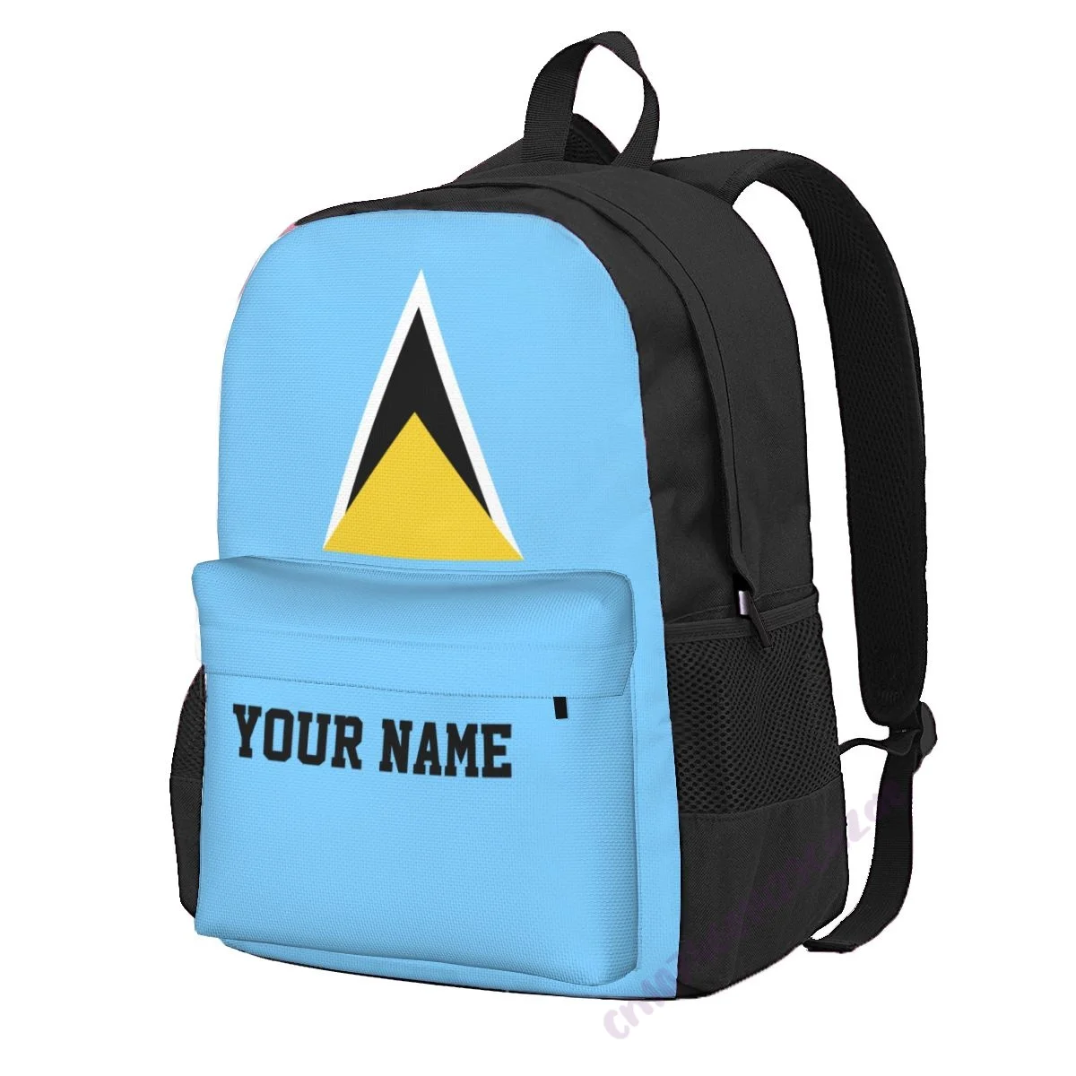 Custom Name Saint Lucia Flag Polyester Backpack For Men Women Travel Bag Casual Students Hiking Travel Camping
Custom Name Saint Lucia Flag Polyester Backpack For Men Women Travel Bag Casual Students Hiking Travel Camping