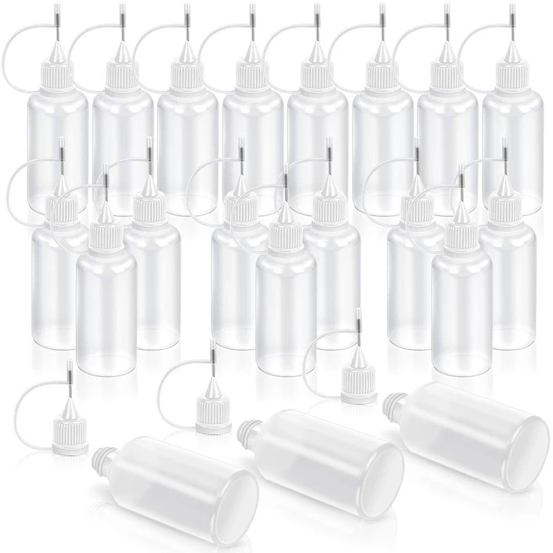 20 Pcs Precision Tip Applicator Bottle, Empty Applicator Glue Bottle For Small Gluing Projects, Paper Quilling DIY Craft, Acryli
20 Pcs Precision Tip Applicator Bottle, Empty Applicator Glue Bottle For Small Gluing Projects, Paper Quilling DIY Craft, Acryli