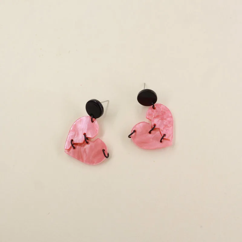 Серьги-подвески в виде сердца женские, готические креативные ювелирные украшения в виде персикового сердца с разбитым розовым сердцем на Х...
Серьги-подвески в виде сердца женские, готические креативные ювелирные украшения в виде персикового сердца с разбитым розовым сердцем на Х...