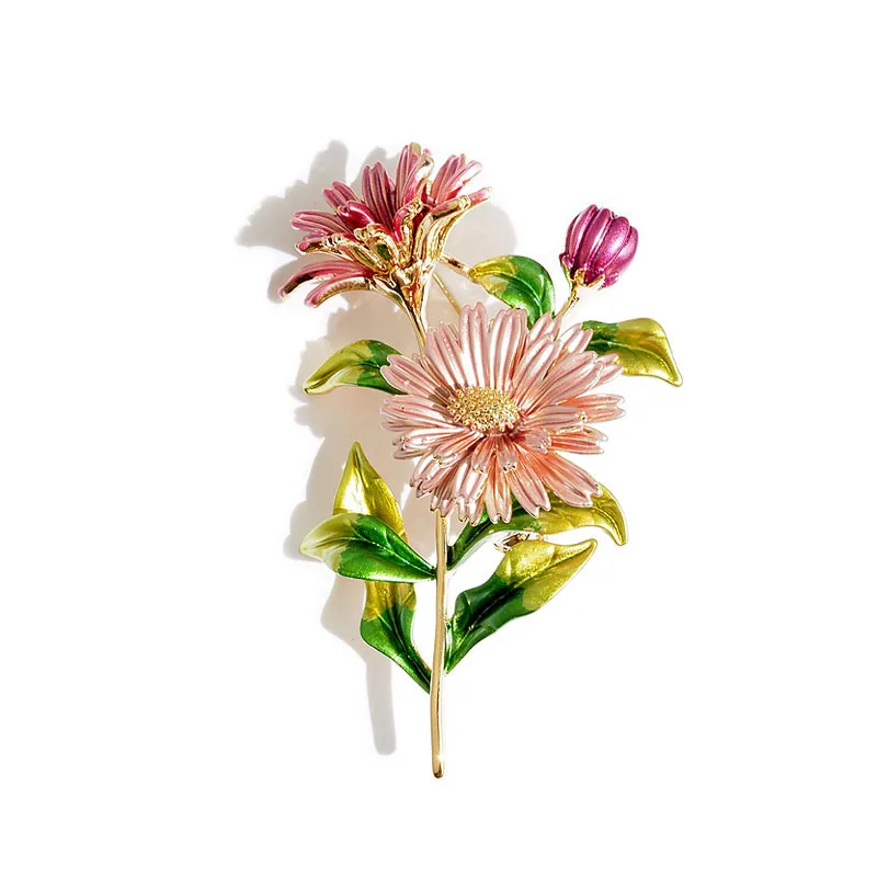 New Fashion Creative Oil Painting Chrysanthemum 4-Styles Pastoral Style Brooches For Women Jewellery As Holiday Gifts For Girl
New Fashion Creative Oil Painting Chrysanthemum 4-Styles Pastoral Style Brooches For Women Jewellery As Holiday Gifts For Girl