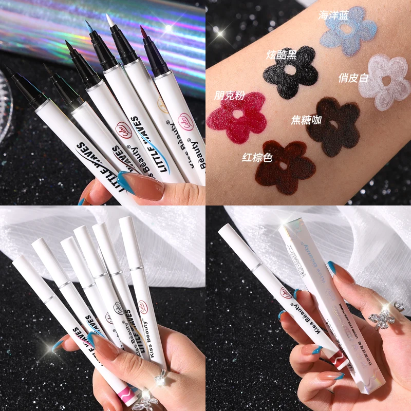 5 Colors Waterproof Eyeliner Pencil Lasting Colored Liquid Eyeliner Pen Soft Smooth Eye Liner No Easy Smudge Eyeliner
5 Colors Waterproof Eyeliner Pencil Lasting Colored Liquid Eyeliner Pen Soft Smooth Eye Liner No Easy Smudge Eyeliner