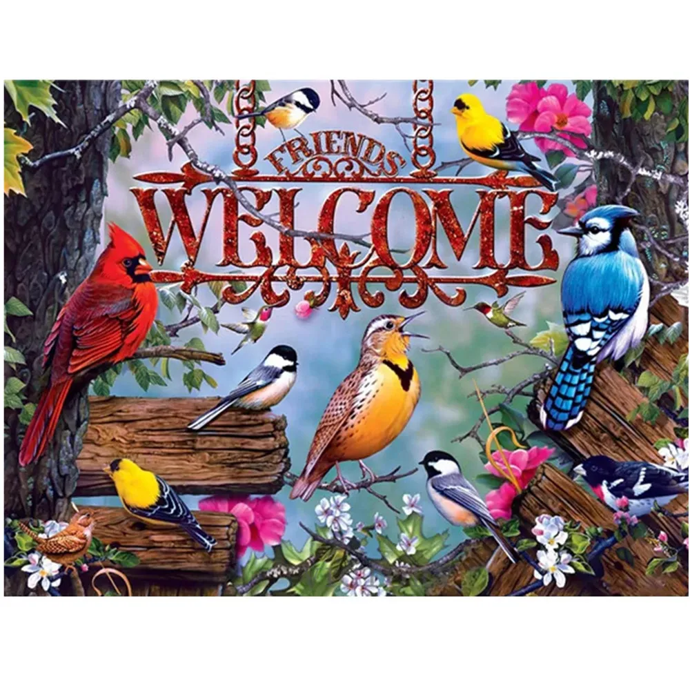 Full Drill Square Diamond Painting Welcome Bird Needlework 5D Diy Diamond Embroidery Animal Cross Stitch Sale Home Decoration
Full Drill Square Diamond Painting Welcome Bird Needlework 5D Diy Diamond Embroidery Animal Cross Stitch Sale Home Decoration