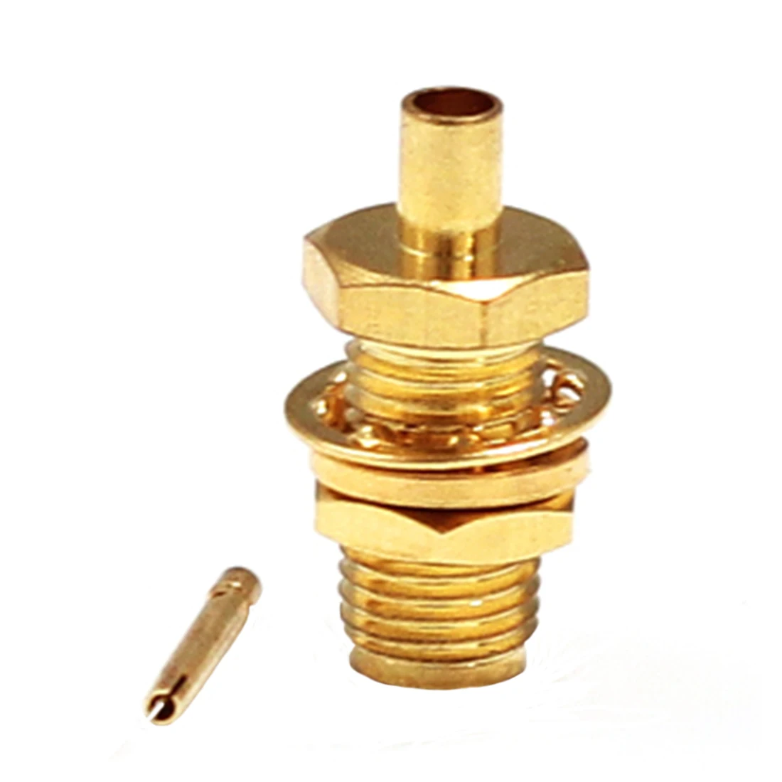 1pc SMA Female Jack RF Coax Connector Solder for Semi-Flexible Cable RG405 086" Straight Goldplated Welding Terminal New
1pc SMA Female Jack RF Coax Connector Solder for Semi-Flexible Cable RG405 086" Straight Goldplated Welding Terminal New