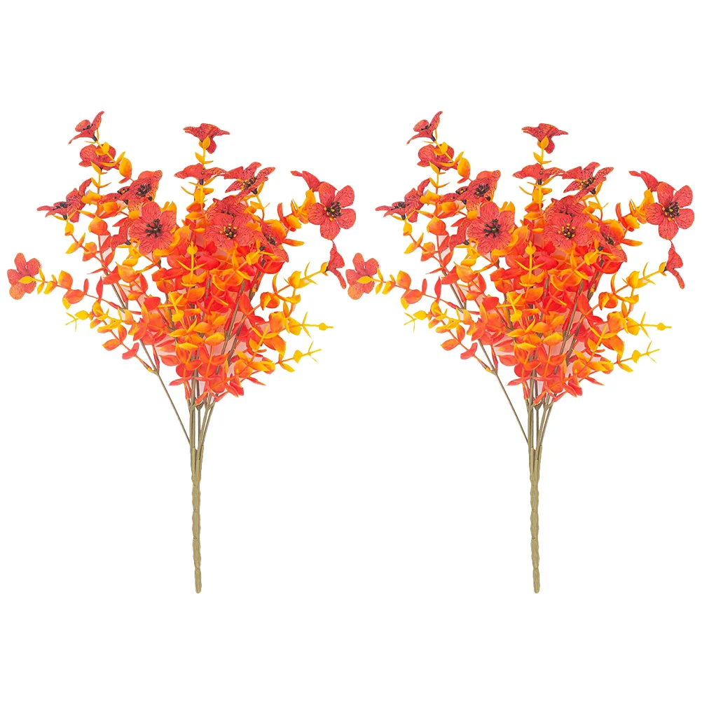 2 Pcs Artificial Flowers Outdoor Outdoors Plants Fake Decor Plastic Pvc Decoration Backdrop Realistic
2 Pcs Artificial Flowers Outdoor Outdoors Plants Fake Decor Plastic Pvc Decoration Backdrop Realistic
