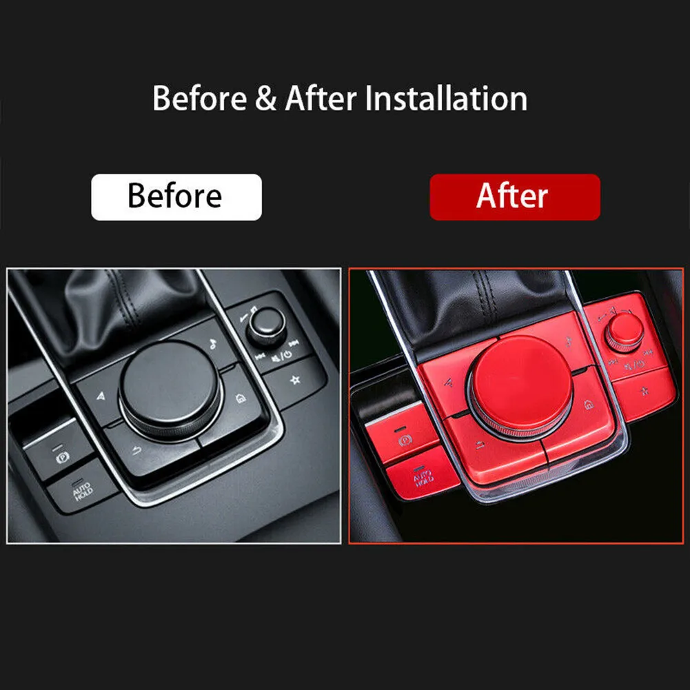 10Pcs Car Multimedia Control Button Knob Trims Cover Decoration For Mazda 3 CX-30 2020-2021 Car Styling Sticker
10Pcs Car Multimedia Control Button Knob Trims Cover Decoration For Mazda 3 CX-30 2020-2021 Car Styling Sticker
