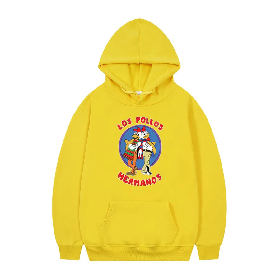 2022 Letter Print Male Streetwear Men's Hoodies Autumn High Quality Hoodie Chicken Brothers Pullovers LOS POLLOS Hermanos
2022 Letter Print Male Streetwear Men's Hoodies Autumn High Quality Hoodie Chicken Brothers Pullovers LOS POLLOS Hermanos