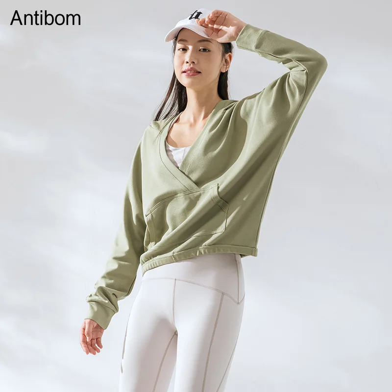 Antibom Fitness Hooded Yoga Sweater Women's Hoodie Autumn and Winter Loose Sports Jacket Casual Hoodie
Antibom Fitness Hooded Yoga Sweater Women's Hoodie Autumn and Winter Loose Sports Jacket Casual Hoodie