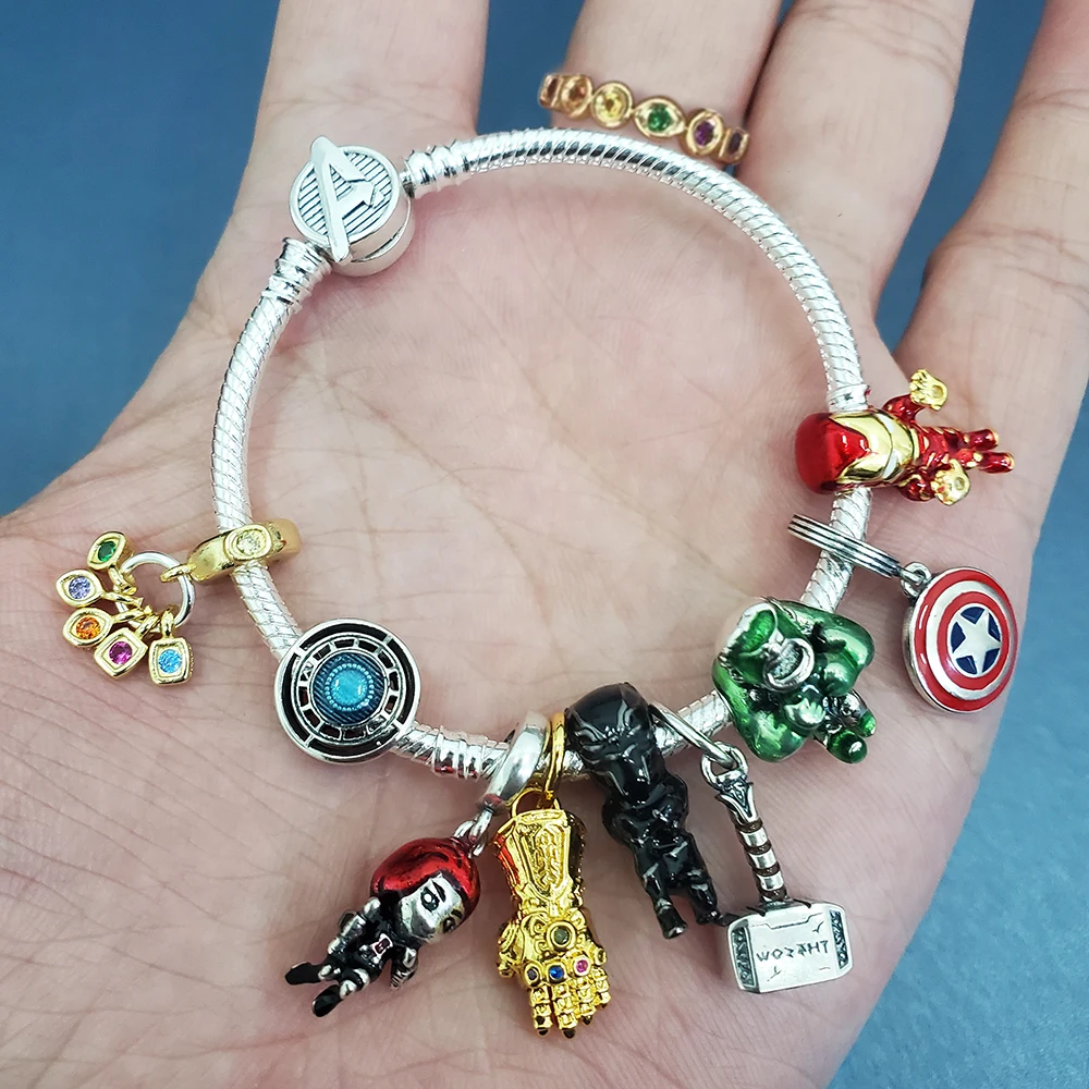 2022 Sterling Silver iron Man Film Series Charms Fit Pandora 925 Original Beads Bracelet Charm Necklace Diy Women Jewelry
2022 Sterling Silver iron Man Film Series Charms Fit Pandora 925 Original Beads Bracelet Charm Necklace Diy Women Jewelry