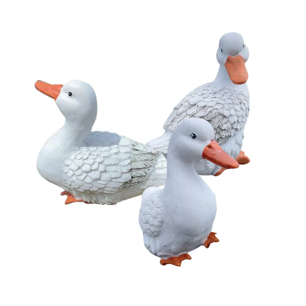 3 Pcs Cartoon Animal Statues Desktop Toys Duck Model Sculpture Duck Garden Statue Fairy Ducks Figurines Fairy Figurine
3 Pcs Cartoon Animal Statues Desktop Toys Duck Model Sculpture Duck Garden Statue Fairy Ducks Figurines Fairy Figurine