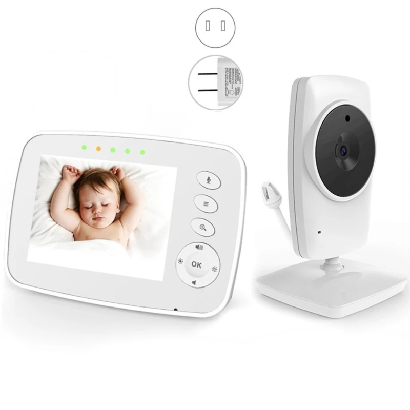 Video Baby Monitor with Camera Large LCD Display Night-Vision Two-Way Talk
Video Baby Monitor with Camera Large LCD Display Night-Vision Two-Way Talk