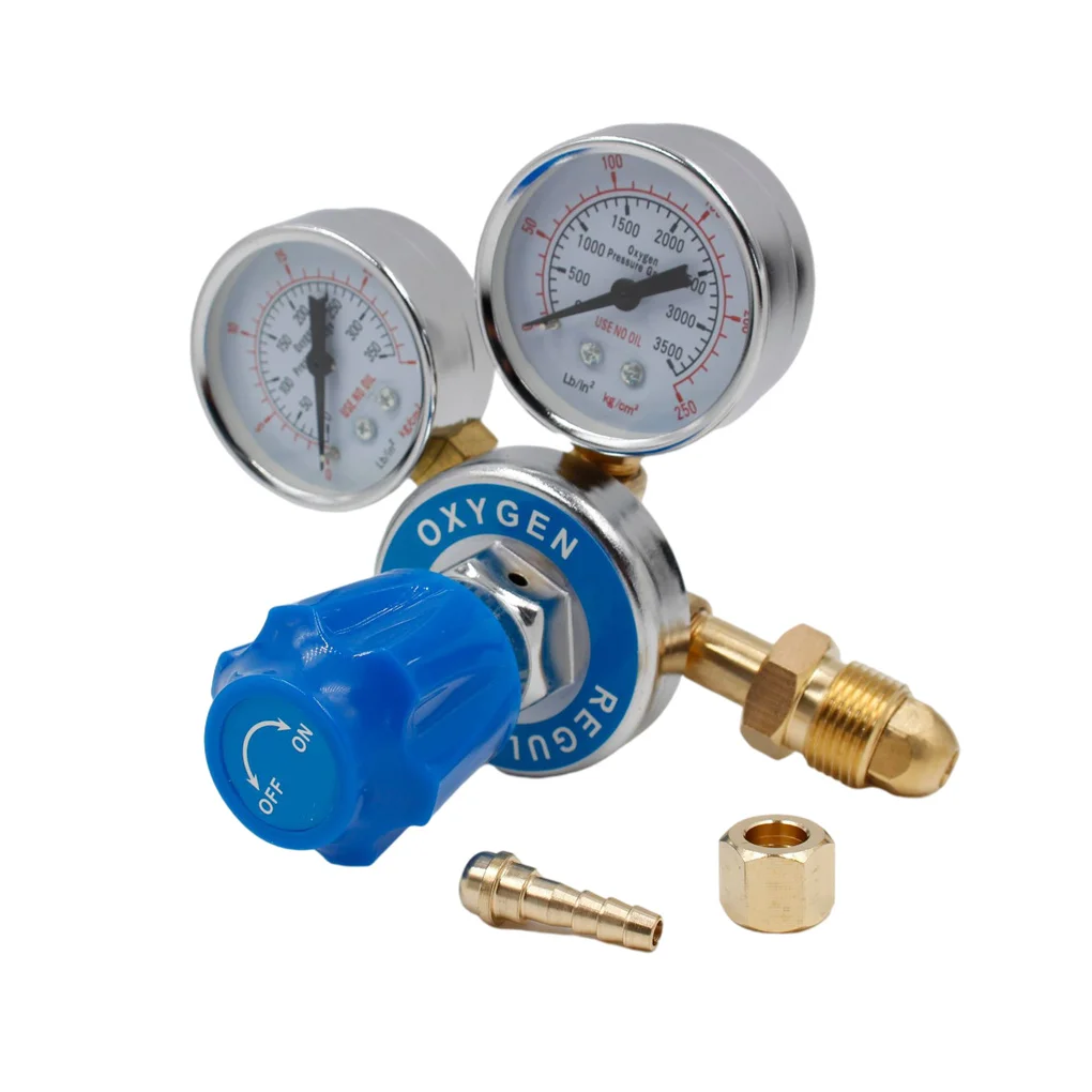 2 in 1 Oxygen Regulator MIG TIG Professional 0-2 5MPa Decompression Pressure Copper Regulating Gauge Flow Meter
2 in 1 Oxygen Regulator MIG TIG Professional 0-2 5MPa Decompression Pressure Copper Regulating Gauge Flow Meter