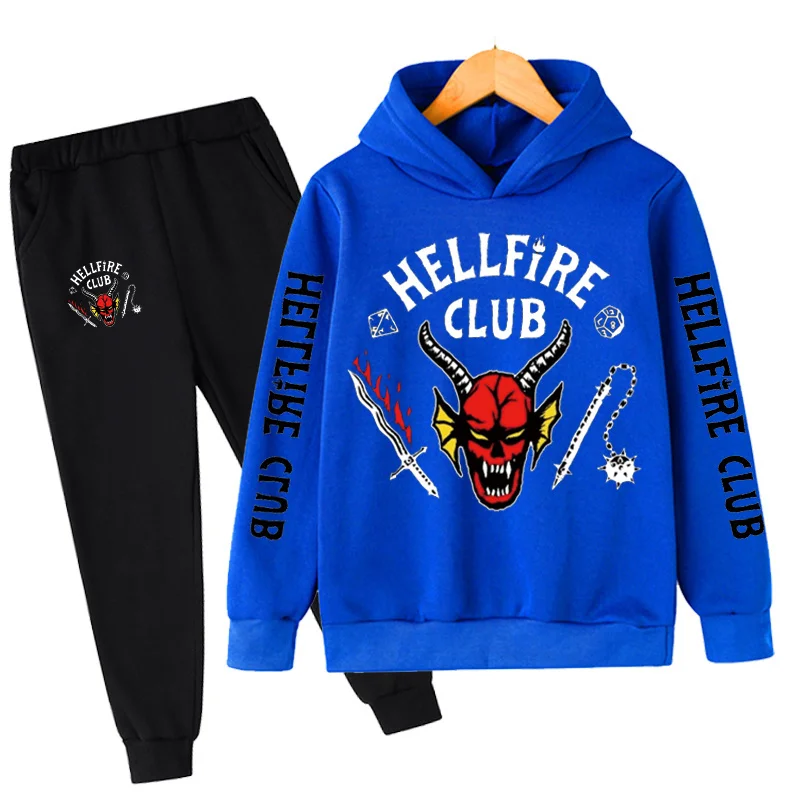 4-14 Years Kids Clothes Boys Girls Stranger Things 4 Hellfire Club Hoodies Suits Tops Pants 2 Piece Sets Cartoon Casual Outfits
4-14 Years Kids Clothes Boys Girls Stranger Things 4 Hellfire Club Hoodies Suits Tops Pants 2 Piece Sets Cartoon Casual Outfits