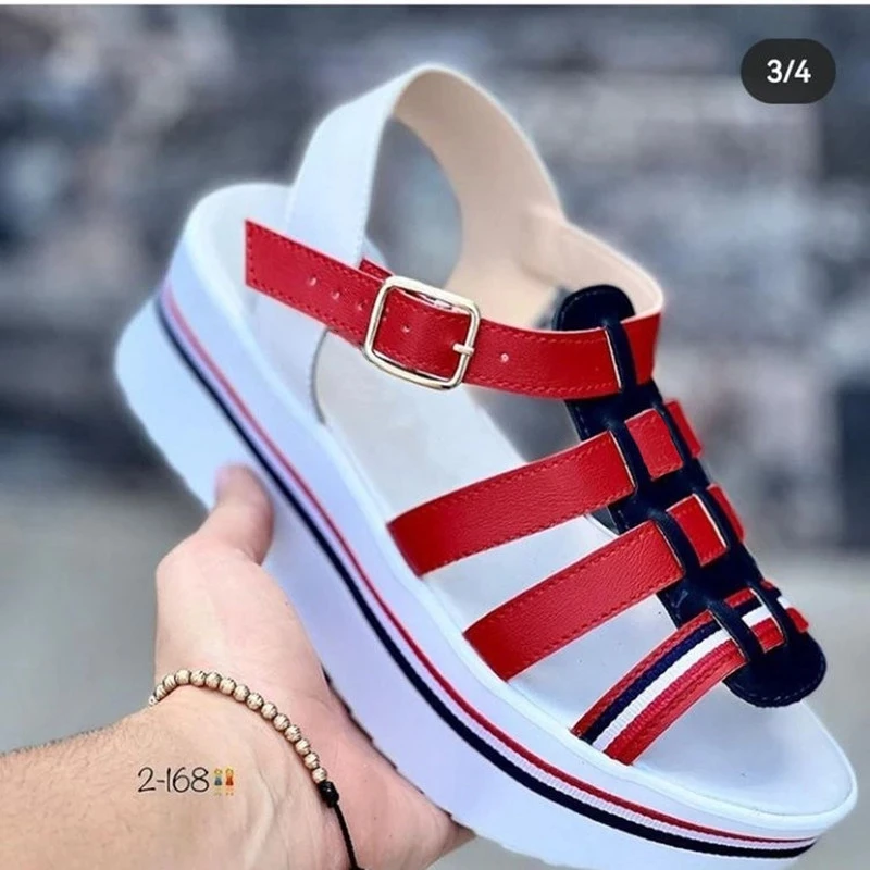 2022 New Fashion Luxury Ladies Sandals Summer Open Toe Walking Shoes Cutout Women's Shoes Sexy Sandals Comfortable Wedge Sandals
2022 New Fashion Luxury Ladies Sandals Summer Open Toe Walking Shoes Cutout Women's Shoes Sexy Sandals Comfortable Wedge Sandals