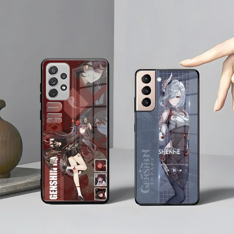 Genshin Impact Phone Case For Samsung S23 Pro Ultra S21 S30 S22 S20 S9 S10E Note 20 10 Plus Glass Design Back Cover
Genshin Impact Phone Case For Samsung S23 Pro Ultra S21 S30 S22 S20 S9 S10E Note 20 10 Plus Glass Design Back Cover