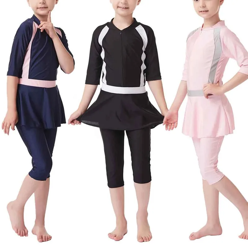 Детский Мусульманский купальник, шапка + комбинезон + юбка, скромный Купальник для девочек, костюм для плавания, костюм для дайвинга, пляжная... 
Детский Мусульманский купальник, шапка + комбинезон + юбка, скромный Купальник для девочек, костюм для плавания, костюм для дайвинга, пляжная...