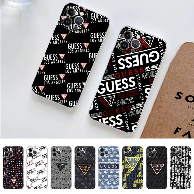 American fashion luxury brand GUESS Phone Case for iPhone 11 12 13 mini pro XS MAX 8 7 6 6S Plus X 5S SE 2020 XR case
American fashion luxury brand GUESS Phone Case for iPhone 11 12 13 mini pro XS MAX 8 7 6 6S Plus X 5S SE 2020 XR case