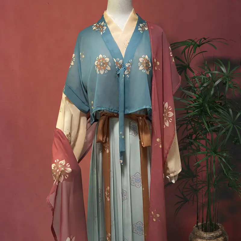 3 шт./компл. Hanfu женское традиционное китайское танцевальное платье принцессы в восточном стиле Династия Тан костюм народного танца древней ...
3 шт./компл. Hanfu женское традиционное китайское танцевальное платье принцессы в восточном стиле Династия Тан костюм народного танца древней ...