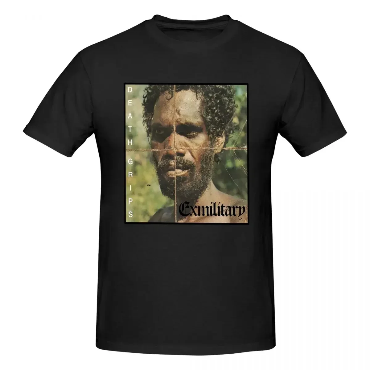 Death Grips Exmilitary 100% Cotton T-shirt Men's Funny T Shirts Men O-Neck Short Sleeve S-6XL
