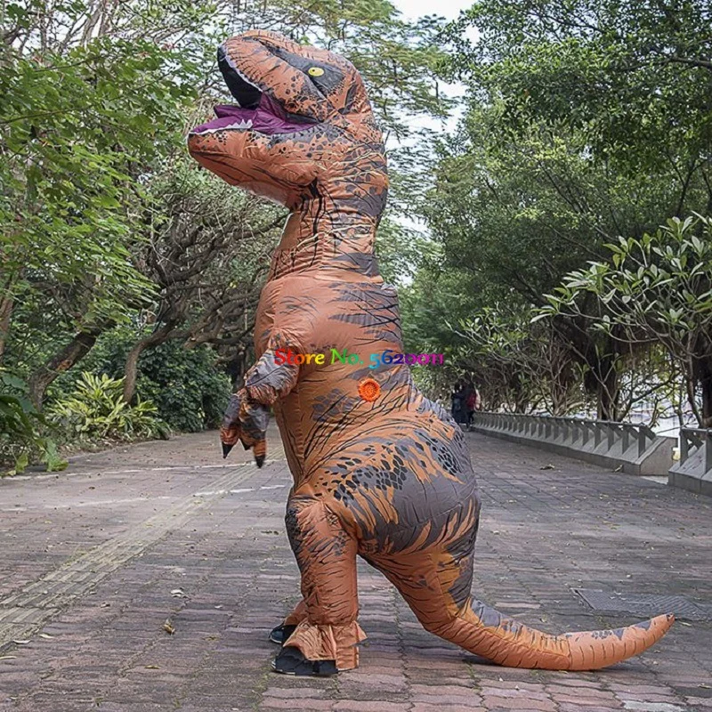 Adult Kids Inflatable Dinosaur T REX Costume Women Men Girls Boys Dino Cosplay Costumes for Anime Halloween Carnival Party Cloth
Adult Kids Inflatable Dinosaur T REX Costume Women Men Girls Boys Dino Cosplay Costumes for Anime Halloween Carnival Party Cloth