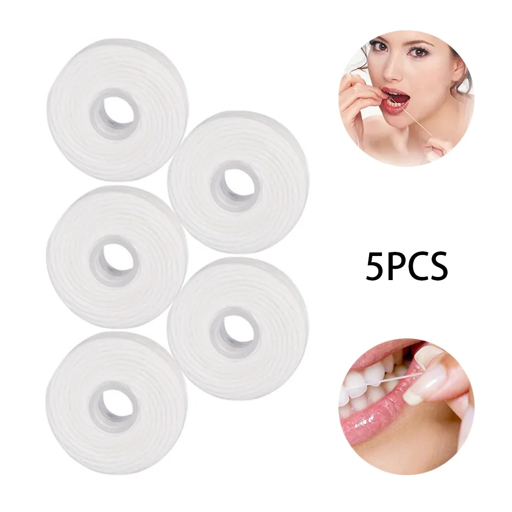 5 Rolls 50m Dental Flosser Oral Hygiene Teeth Cleaning Dental Floss Spool Wax Mint Toothpick Flosser Teeth Flosser
5 Rolls 50m Dental Flosser Oral Hygiene Teeth Cleaning Dental Floss Spool Wax Mint Toothpick Flosser Teeth Flosser