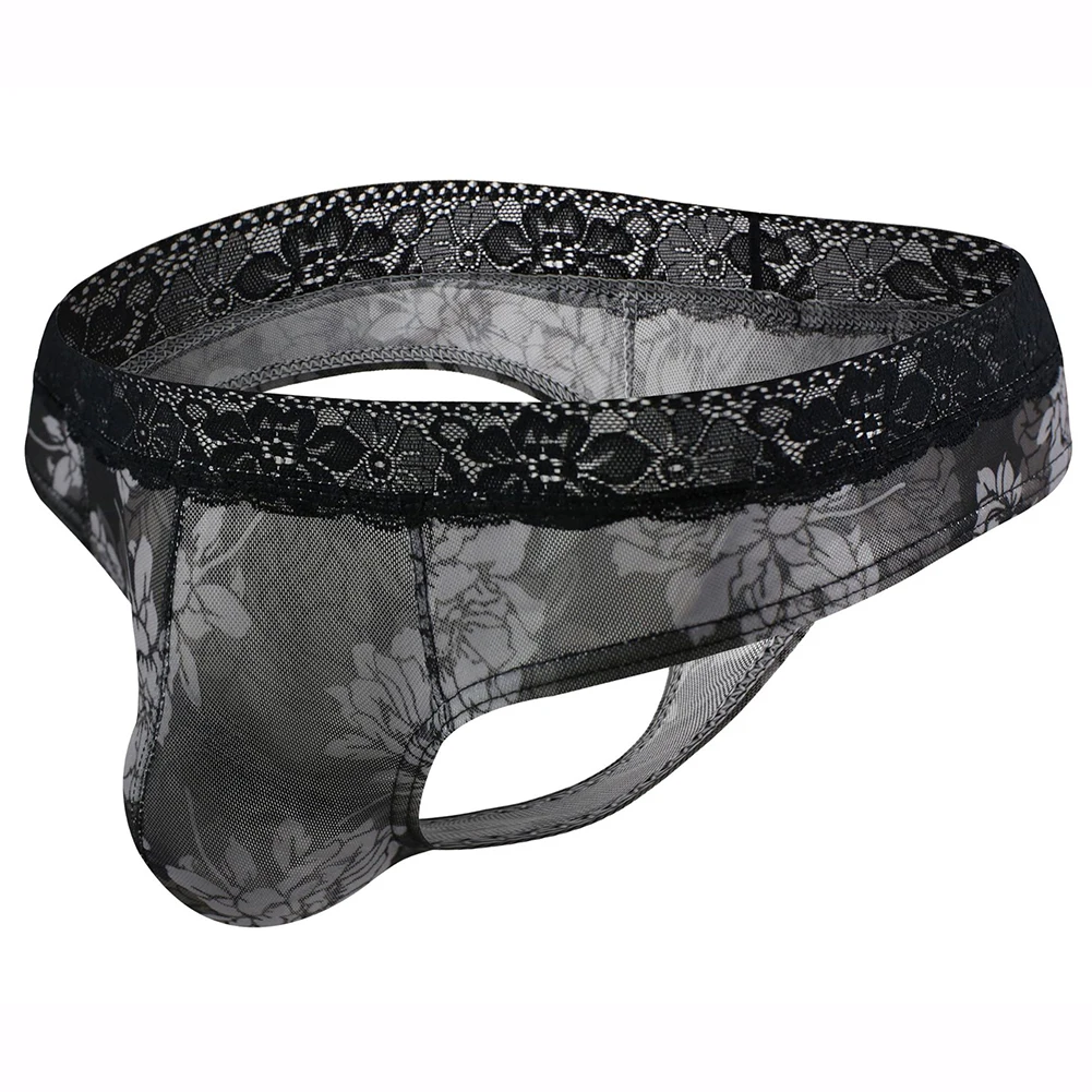 Men's Thongs String Homme Low Waist Lace Flowers Printed Briefs G-String Thongs Sheer Underwear T-Back Panites Jock Strap Homme
Men's Thongs String Homme Low Waist Lace Flowers Printed Briefs G-String Thongs Sheer Underwear T-Back Panites Jock Strap Homme