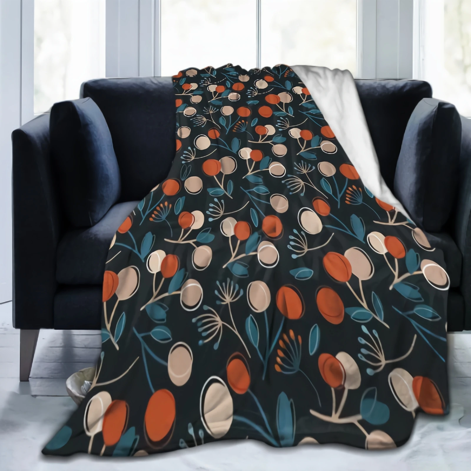 Nordic Scandinavian Floral Folklore Berry Throw Blanket 80"x60" for Adults Kids Super Soft Warm Lightweight Fleece Plush Blanket
Nordic Scandinavian Floral Folklore Berry Throw Blanket 80"x60" for Adults Kids Super Soft Warm Lightweight Fleece Plush Blanket
