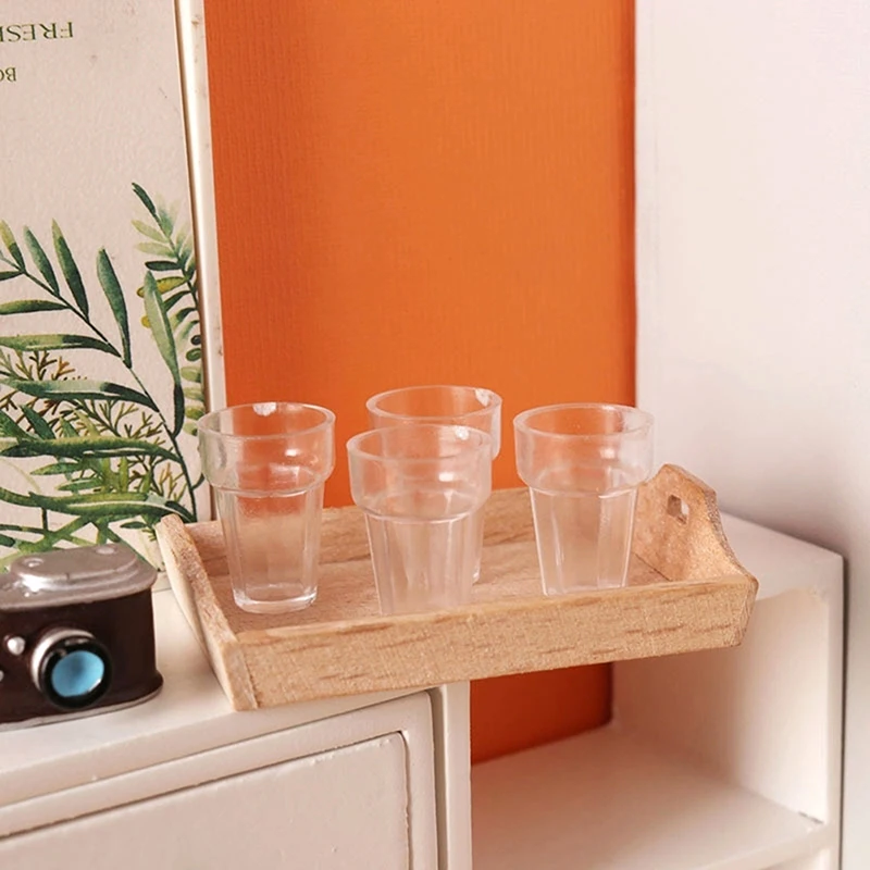 4Pcs 1:12 Dollhouse Miniature Transparent Water Cup Ice Cream Cup Empty Cup Model Kitchen Home Decor Play House Toy
4Pcs 1:12 Dollhouse Miniature Transparent Water Cup Ice Cream Cup Empty Cup Model Kitchen Home Decor Play House Toy
