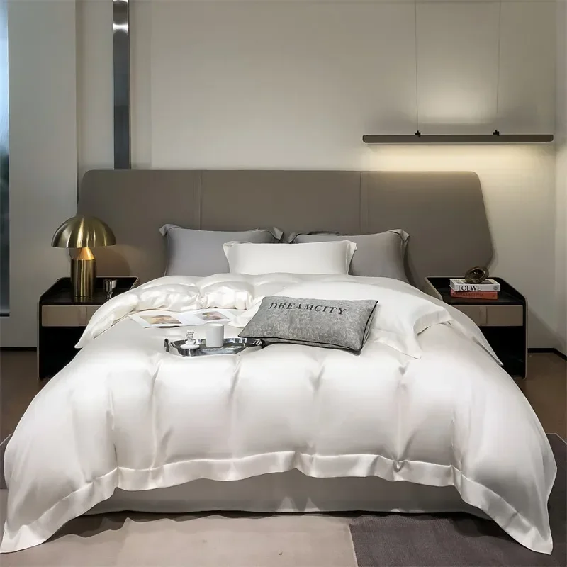 Dreamreal Pure Bamboo Queen King Size Комплект постельного белья из органического бамбука