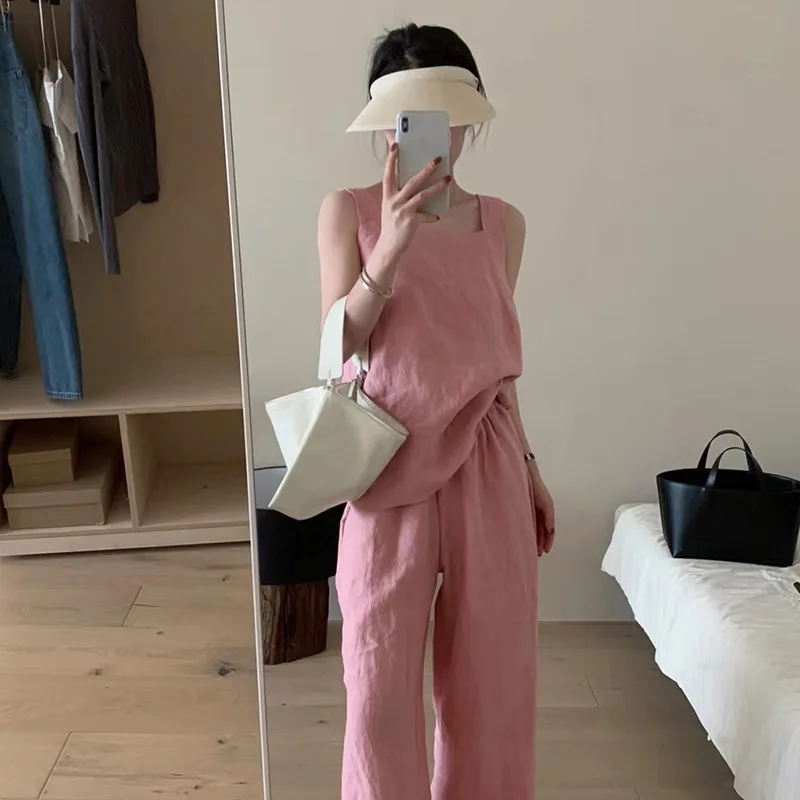 2023 Summer Casual Linen Pants Set
2023 Summer Casual Linen Pants Set