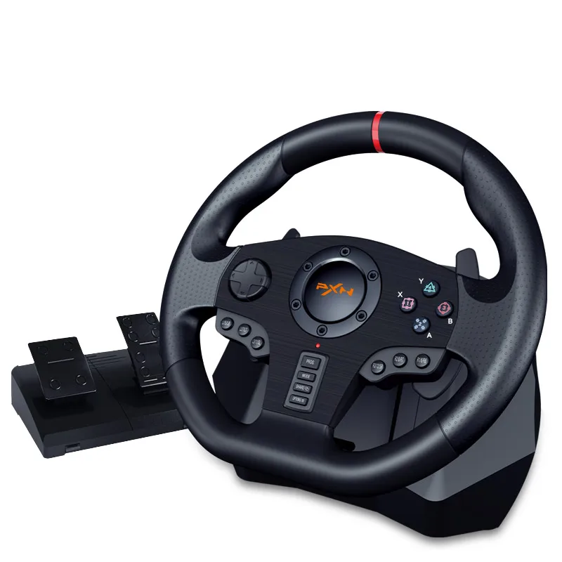 PXN V900 900 degree Double Vibration Racing Steering Wheel for PC, PS3, PS4, Xbox series, Switch X-Input/D-Input
PXN V900 900 degree Double Vibration Racing Steering Wheel for PC, PS3, PS4, Xbox series, Switch X-Input/D-Input