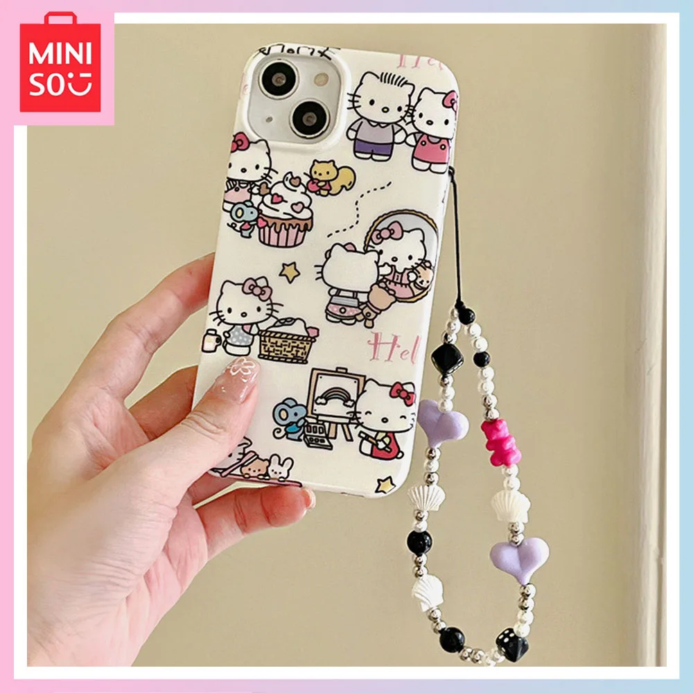 Miniso Hello Kitty Cartoon Cute Ins iphone14 Phone Case Silicone Anti Drop Lanyard 13/12/11 Phone Case Birthday Christmas Gift
Miniso Hello Kitty Cartoon Cute Ins iphone14 Phone Case Silicone Anti Drop Lanyard 13/12/11 Phone Case Birthday Christmas Gift