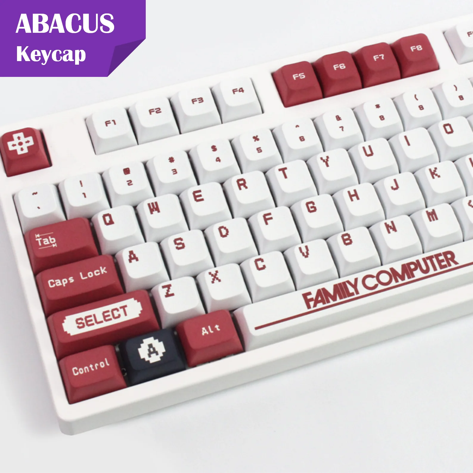 

ABACUS XDA Keycaps PBT 134 Keys Dye-Sublimation TV Games Keycap Set for DIY Custom Mechanical Gaming Keyboards Keycaps Kit