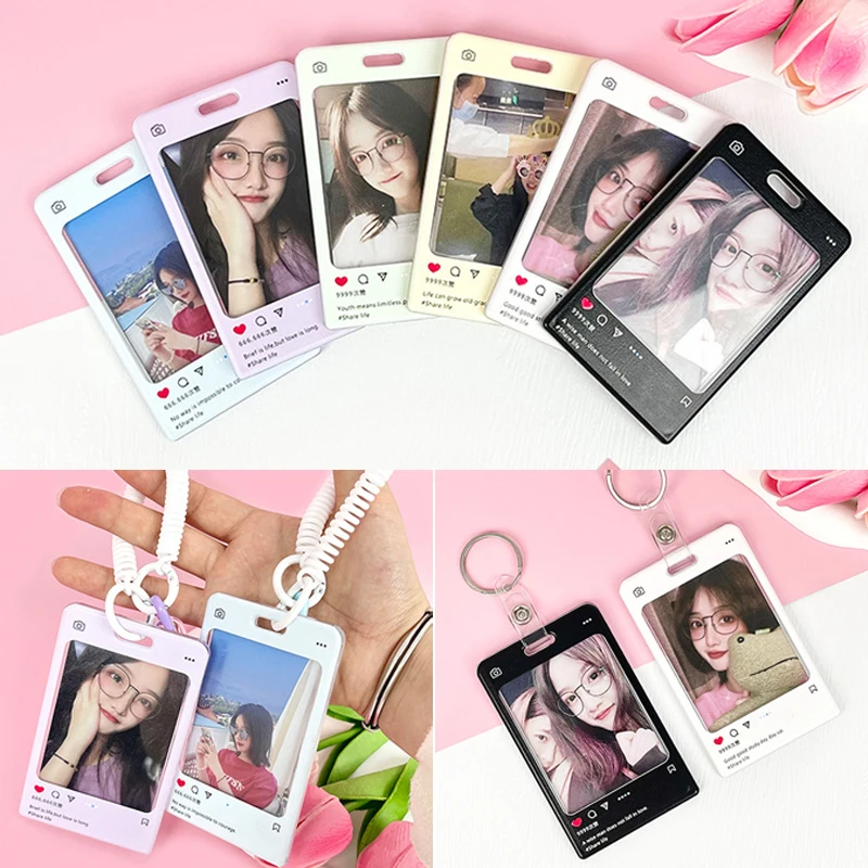 Cute Card Holder For Kids Photocard Holder Credit Id Bank Card Photo Display Holder Bus Card Protective Case Pendant Keychain
Cute Card Holder For Kids Photocard Holder Credit Id Bank Card Photo Display Holder Bus Card Protective Case Pendant Keychain