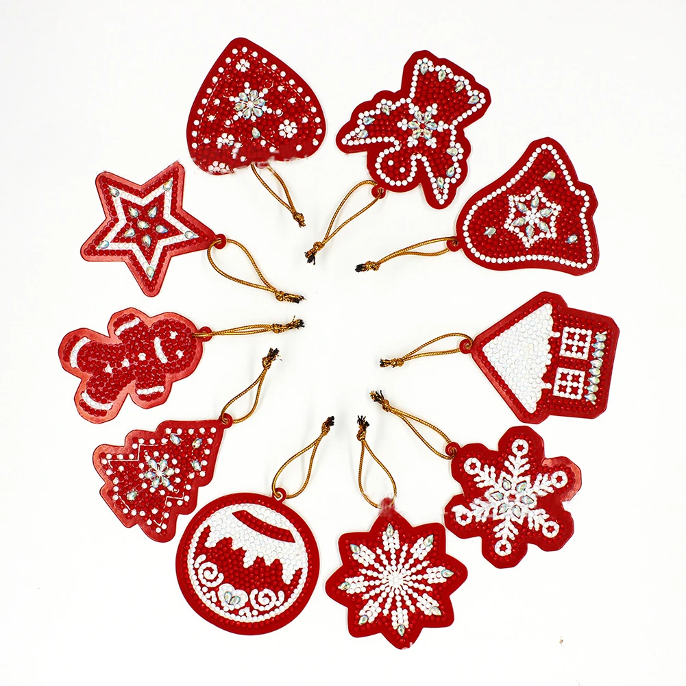 HandStuck Diamond Ornament Kits Set of 10 Christmas Themed Patterns Easy to Assemble Ideal for Festive Decoration
HandStuck Diamond Ornament Kits Set of 10 Christmas Themed Patterns Easy to Assemble Ideal for Festive Decoration