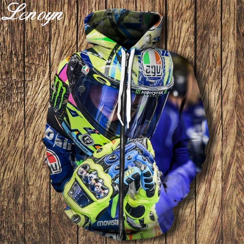 Lenoyn 2023 3D Digital printing Of Motorcycle Racing Series Fashion Casual Zip Hoodie Top Hot Sale Men's Spring Hooded Jacket
Lenoyn 2023 3D Digital printing Of Motorcycle Racing Series Fashion Casual Zip Hoodie Top Hot Sale Men's Spring Hooded Jacket